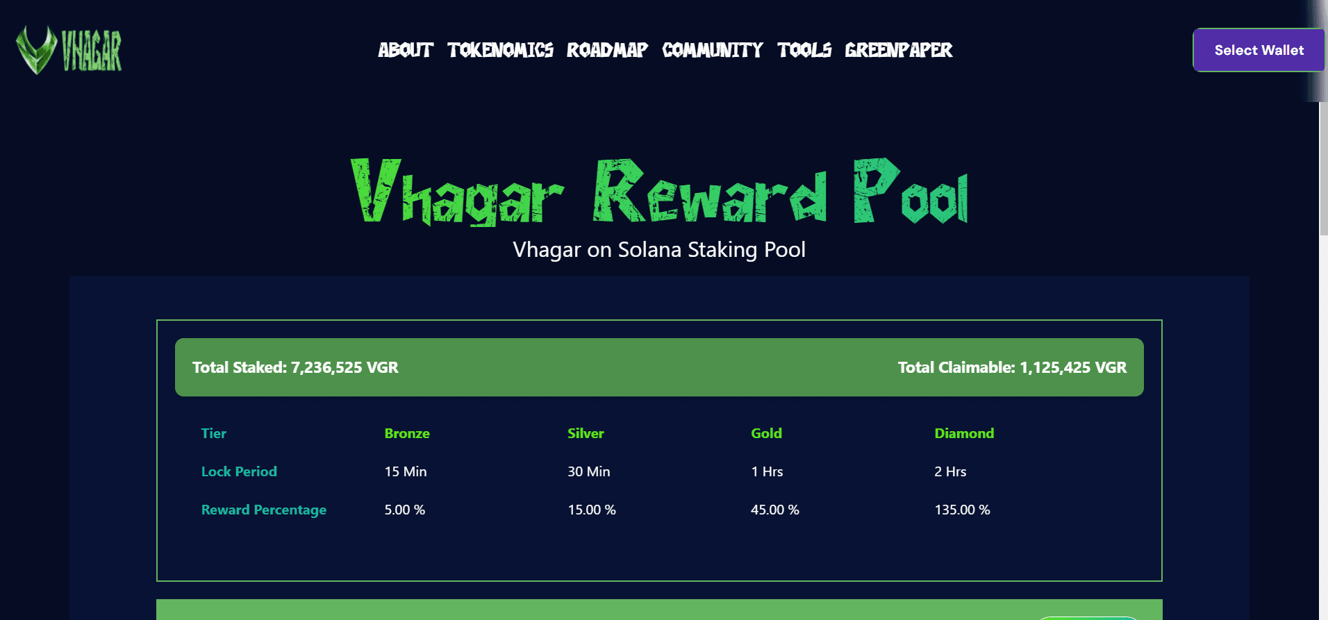 Vhagar Staking Dapp